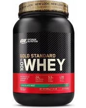 Gold Standard 100% Whey, шоколад и мента, 908 g, Optimum Nutrition