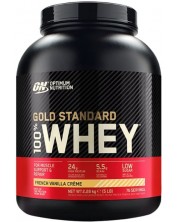 Gold Standard 100% Whey, френска ванилия, 2.27 kg, Optimum Nutrition -1