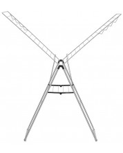 Сушилник за дрехи Brabantia - Hangon, 25 m, сив металик -1