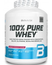 100% Pure Whey, малинов чийзкейк, 2270 g, BioTech USA