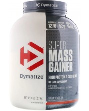 Super Mass Gainer, ягода, 2.7 kg, Dymatize -1