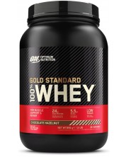 Gold Standard 100% Whey, шоколад с лешник, 908 g, Optimum Nutrition -1