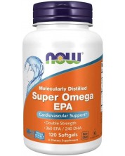Super Omega EPA, 120 гел капсули, Now