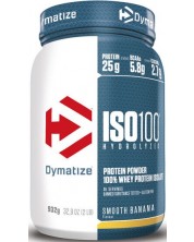 ISO 100, smooth banana, 932 g, Dymatize -1