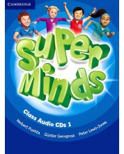 Super Minds Level 1 Class Audio CDs / Английски език - ниво 1: 3 аудиодиска -1