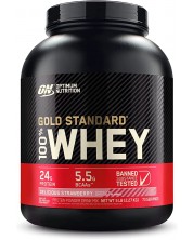 Gold Standard 100% Whey, ягода, 2.27 kg, Optimum Nutrition -1