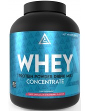 Whey Protein Concentrate, бял шоколад с ягода, 2000 g, Lazar Angelov Nutrition -1