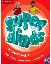 Super Minds Level 4 Student's Book with DVD-ROM / Английски език - ниво 4: Учебник + DVD-ROM -1