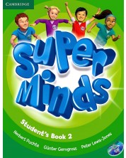 Super Minds Level 2 Student's Book with DVD-ROM / Английски език - ниво 2: Учебник + DVD-ROM