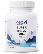 Super Krill Oil, 1180 mg, 60 гел капсули, Osavi