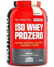 Iso Whey Prozero, бял шоколад, 2250 g, Nutrend -1