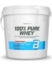 100% Pure Whey, ягода, 4000 g, BioTech USA -1