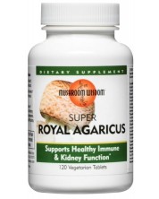 Super Royal Agaricus, 120 таблетки, Mushroom Wisdom -1