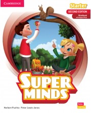 Super Minds 2nd Еdition Starter Workbook with Digital Pack British English / Английски език - ниво Starter: Учебна тетрадка