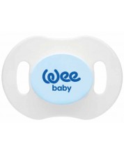 Светеща залъгалка Wee Baby - Синя, 0-6 месеца
