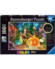 Светещ пъзел Ravensburger от 100 XXL части - Танц в нощта -1