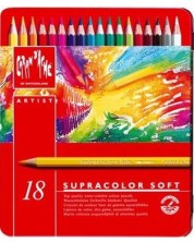 Комплект цветни моливи Caran d'Ache Supracolor, 18 цвята