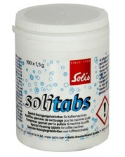 Таблетки за кафемашина Solis - Solitabs 100 броя, бели -1