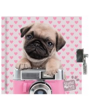 Таен дневник Paso Studio Pets - Куче с фотоапарат, 80 листа -1