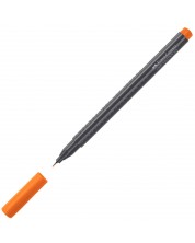 Тънкописец Faber-Castell Grip - Оранжев, 0.4 mm