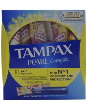 Тампони с апликатор Tampax - Normal Pearl, 16 броя -1