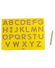 Тактилна дъска Viga Toys - За изписване на главни букви -1