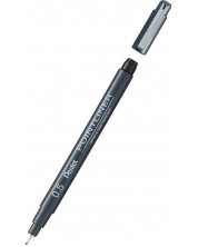 Тънкописец Pentel Pointliner - 0.5 mm, черен