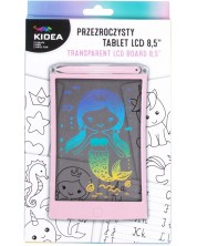Таблет за рисуване Kidea - LCD дисплей, розов -1