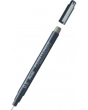 Тънкописец Pentel Pointliner - 0.5 mm, сив -1