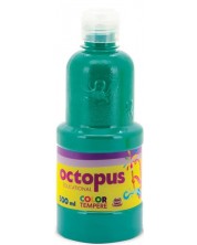 Темперна боя в бутилка Uniline - 500 ml, зелена