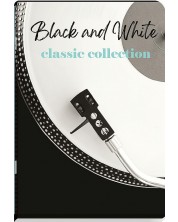Тетрадка Black&White - Classics, А4, 60 листа, широки редове, асортимент