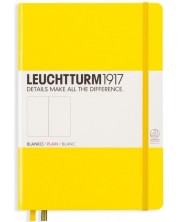 Тефтер Leuchtturm1917 Notebook Medium А5 - Жълт, страници на редове -1
