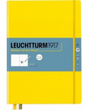 Тефтер Leuchtturm1917 Master - A4+, жълт, бели страници