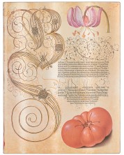 Тефтер Paperblanks Lily & Tomato - 18 х 23 cm, 88 листа