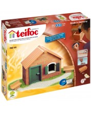 Творчески конструктор Teifoc - Комплект за начинаещи - лятна къща -1