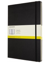 Тефтер с твърди корици Moleskine Classic Squared формат А4 - Черен, листове на квадратчета