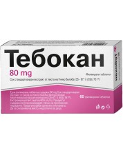Тебокан, 80 mg, 60 филмирани таблетки -1