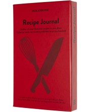 Тефтер с твърди корици Moleskine Passion - За готварски рецепти, червен -1