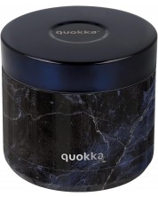 Термобуркан за храна Quokka Whim - Black Marble, 600 ml -1