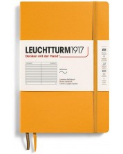 Тефтер Leuchtturm1917 Rising Colors - A5, оранжев, на редове, меки корици