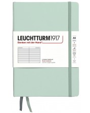 Тефтер Leuchtturm1917 Natural Colors - A5, светлозелен, линиран, твърди корици -1