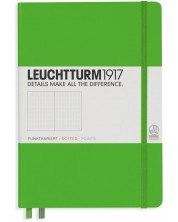 Тефтер Leuchtturm1917 - A5, страници на точки, Fresh Green