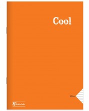 Тетрадка Keskin Color - Cool, А4, 80 листа, широки редове, асортимент -1