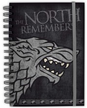 Тефтер ABYstyle Television: Game of Thrones - The North Remembers, със спирала, формат А5 -1
