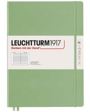 Тефтер Leuchtturm1917 Master Slim - A4+, линиран, светлозелен -1
