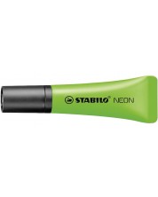 Текст маркер Stabilo Neon - зелен -1