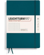 Тефтер Leuchtturm1917 Composition - B5, зелен, страници на точки, твърди корици -1