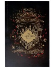 Тефтер Moriarty Art Project Movies: Harry Potter - Marauder's Map (Gold version)