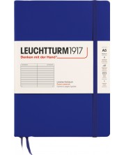 Тефтер Leuchtturm1917 New Colours - А5, линиран, Ink, твърди корици