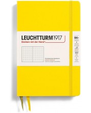 Тефтер Leuchtturm1917 Paperback - B6+, жълт, страници на точки, твърди корици -1